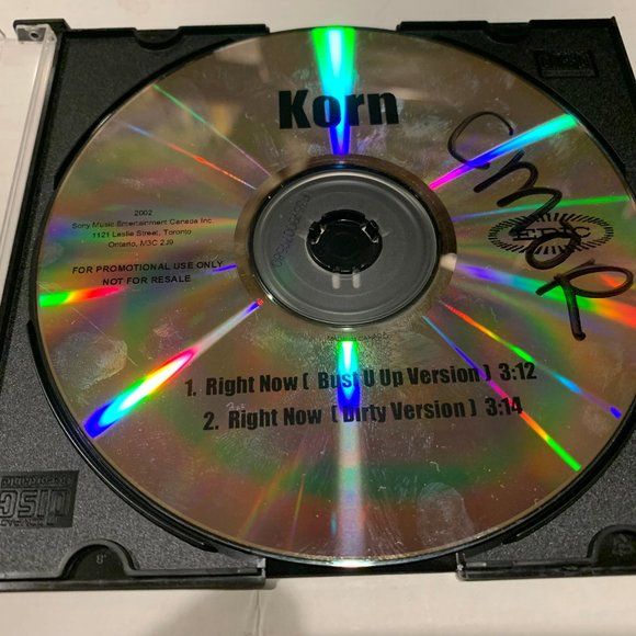 Korn - Right Now CDr Single Promo Canada 2003 - Picture 2 of 4
